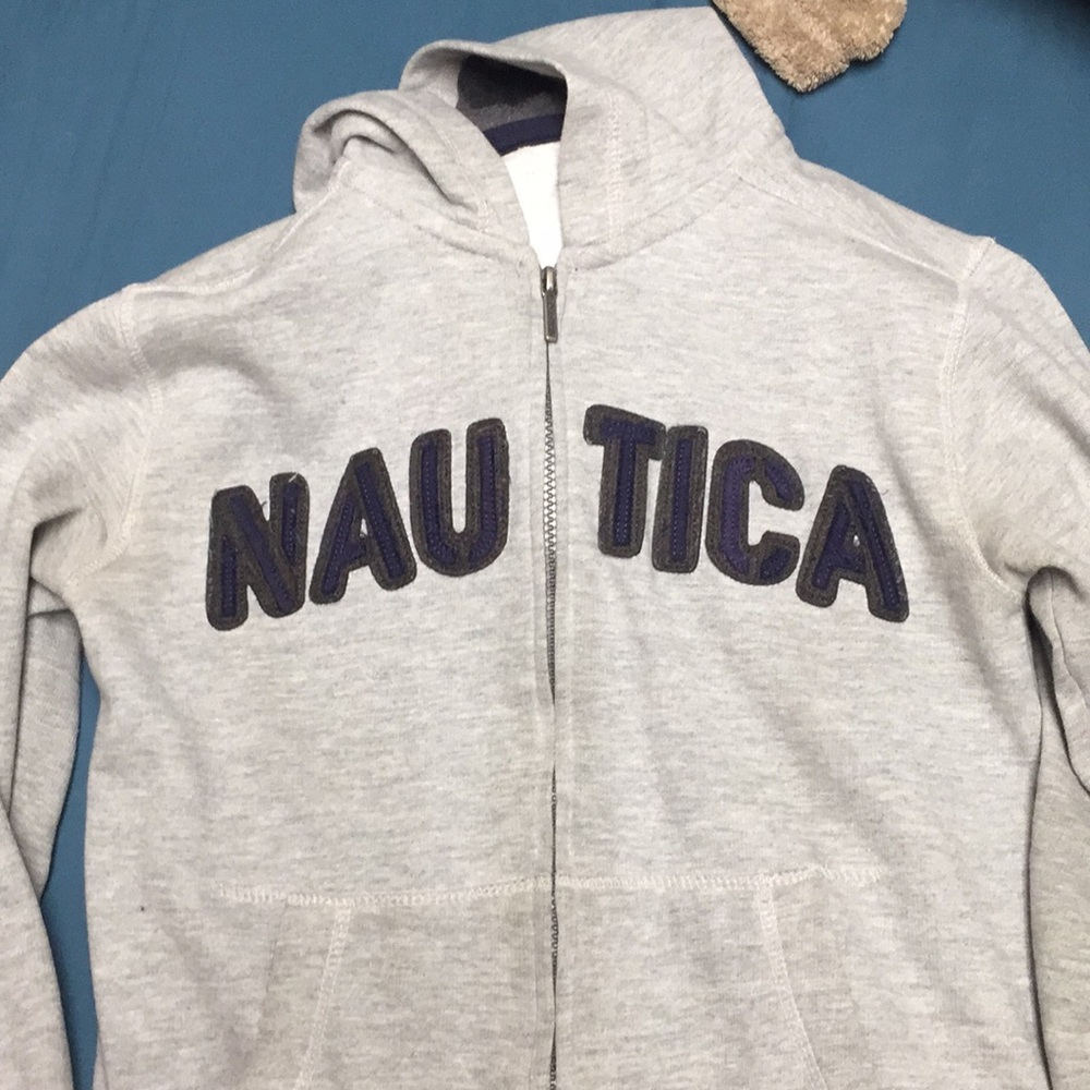 Grey Nautical hoodie.